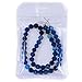 PLTbeads Natural Gemstone Loose Beads Matte Approxi 15.5 inch DIY Bracelet Necklace for Jewelry Making (10mm, Matte Blue Stripe Agate)
