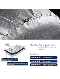 Mr. Le neumático fundas para RV Auto Truck coche Camper remolque impermeable se adapta a 27" a 29" neumático de diámetro plata