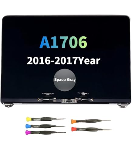 FTDLCD 13,3'' completo schermo LED LCD assemblea per Apple MacBook Pro Retina 2016 2017 A1708 EMC 3164 (Colore argento