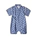 Baby Infant Romper Pajamas Clothes Unisex Organic Cotton Kimono Comfy Loose Printed Sleeveless Bodysuit