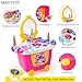 SMAZ TOYS Kids Makeup Kit Pretend Play Cosmetic and Toys Toddler Makeup Playset Kids Toys Makeup for Children's Learning Resources Educational Trolley Case Organizer