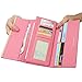 Jastore Lady Women Crown Clutch Leather Long Wallet Card Holder Purse