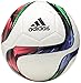 adidas Performance Conext15 Glider Soccer Ball, White/Night Flash Purple /Flash Green, Size 5