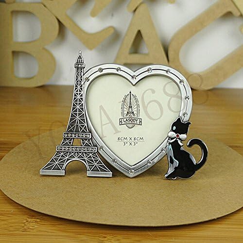 Yosa Antique Silver Paris Tower metal Photo Frame DIY frame handicraft Birthday Gift