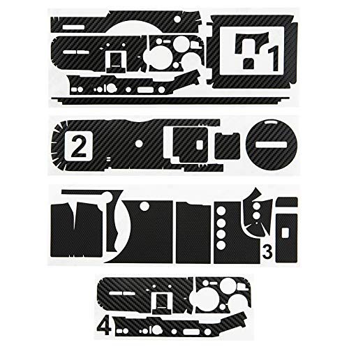 Carbon Fiber Camera Body Skin Sticker Protective Wrap Cover for Fujifilm GFX 50R, 3M Anti-Scratch Stickers Decals DSLR Camera Body Skin Film Protector Shield