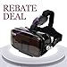 ETVR Newly Upgrated 3D Glasses VR Headset With Large Screen Immersive Virtual Reality Experience Fit for iPhone 7/6/6s Plus, Samsung Galaxy S5/6/7 Edge Etc (4.7-6.2 Inches)