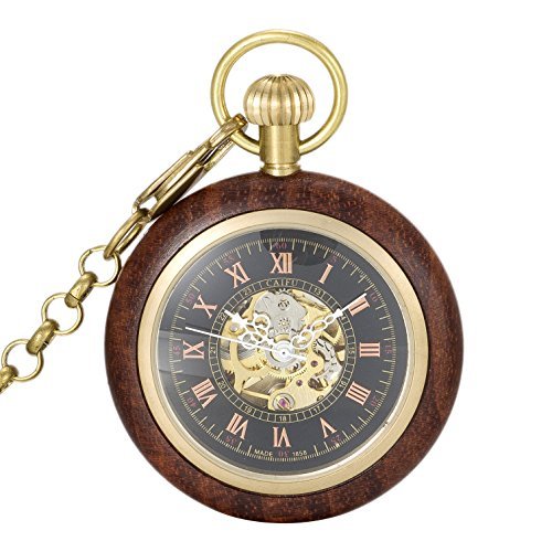 steampunk wooden watch