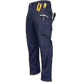VANLENS FR Pants for Men Ripstop Flame/Water Resistant Lightweight Cargo Pants Boot Cut CAT2 NFPA2112 Welding Pants