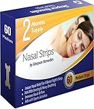Nasal Strips Medium x60 | Sleepeze Remedies Nose Strips to Stop Snoring and Help You Breathe Through Your Nose | Nasal Strip Snoring Aids Also Help Nasal Congestion