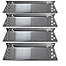 Stainless Steel Heat Shield/Heat Plate (4-Pack) for Specific Gas Grill Models Charbroil, Kenmore Sears, K-Mart, Nexgrill, Tera Gear Grills (Dimensions: 15