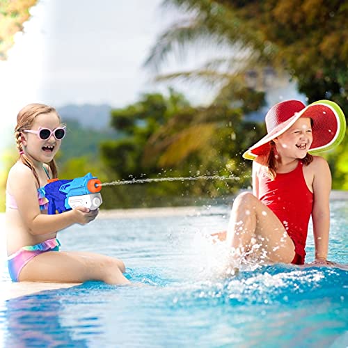 Kiztoys Pistola de Agua, 600ml Pistolas de Agua para Niños Niñas, Potente Chorro de Agua con un Alcance Largo 8m-10m, Water Pistol Gun para Batalla de Agua, Fiestas de Verano al Aire Libre