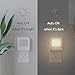 MLHHJ Plug in LED Night Light with Smart Dusk to Dawn Sensor, Multiple Color Changeable Nightlights for Midnight Convenience, Bedroom, Kids’ Room, Kitchen, Hallway, 2 Pack