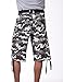 Pro Club Men's Cotton Twill Cargo Shorts with Belt, 32