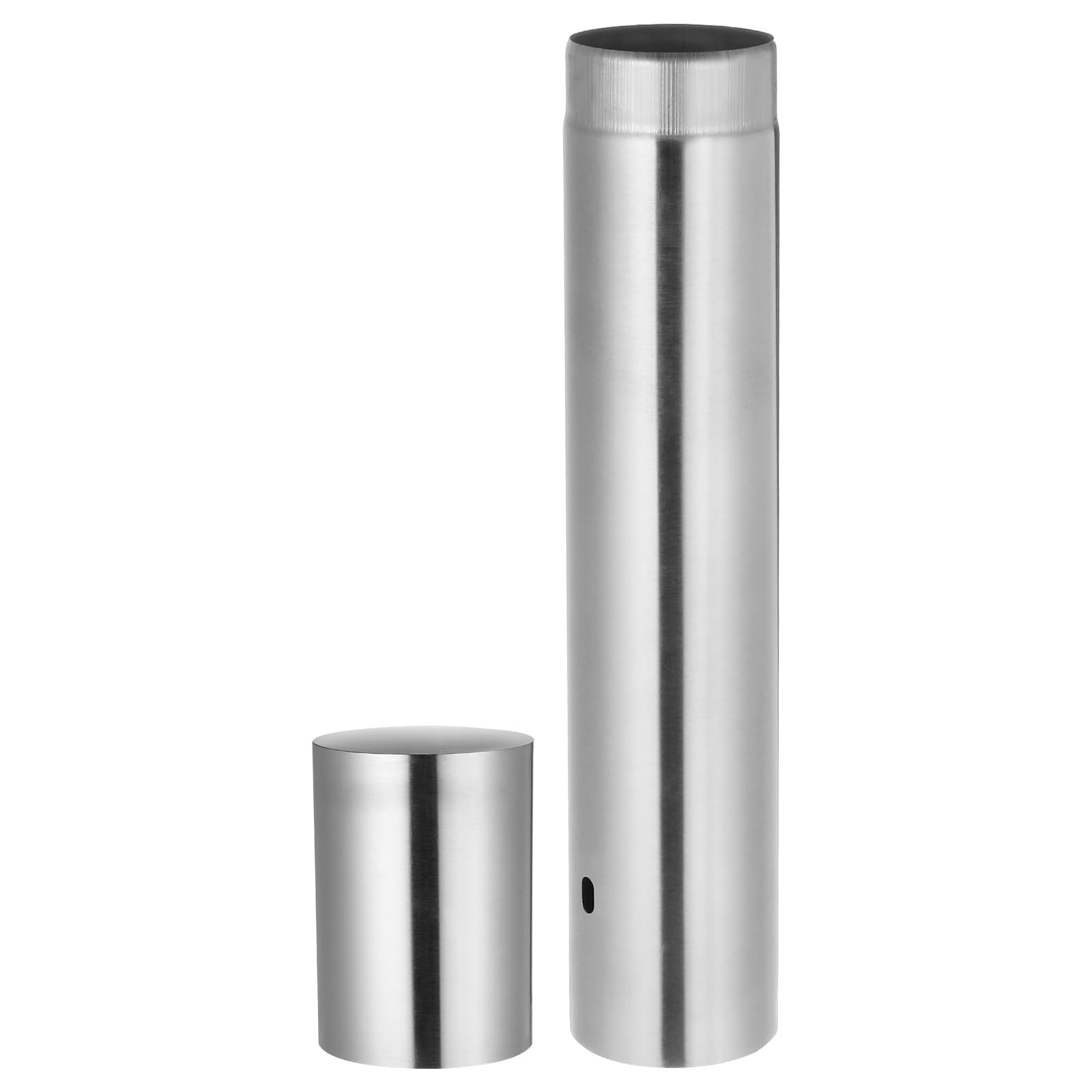 DIYEAH Stainless Steel Birth Certificate Holder Tube Decorative Diploma Storage Cylinder for Document Protection for Keepsakes Office Home