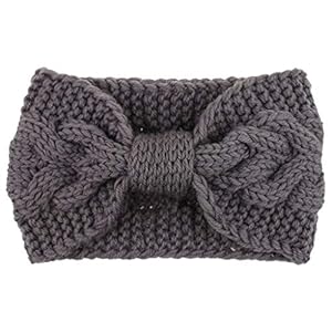 Womens Ear Warmer Headbands – Fashion Keep Warm Knitting Handmade Sport Headband,Soft Stretchy Thick Fuzzy Head Wrap Sweet Girls Sport Hair Hairband