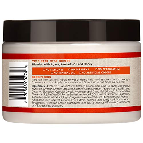 Curly-Hair-Products-by-Carols-Daughter-Hair-Milk-Curl-Defining-Butter-For-Curls-and-Coils-with-Agave-Avocado-Oil-and-Honey-Silicone-Free-and-Paraben-Free-Butter-for-Curly-Hair-12-Ounce