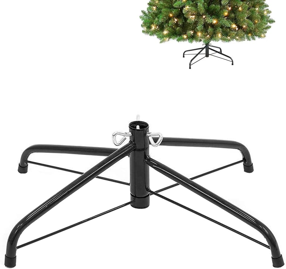 Tree Stands - Christmas Tree Stand for Artificial Tree Folding Stand, Replacement Xmas Tree Stand Base for 4 Ft to 7.5 Ft Artificial Trees,Fits 0.5-1.25 Inch Tree Pole