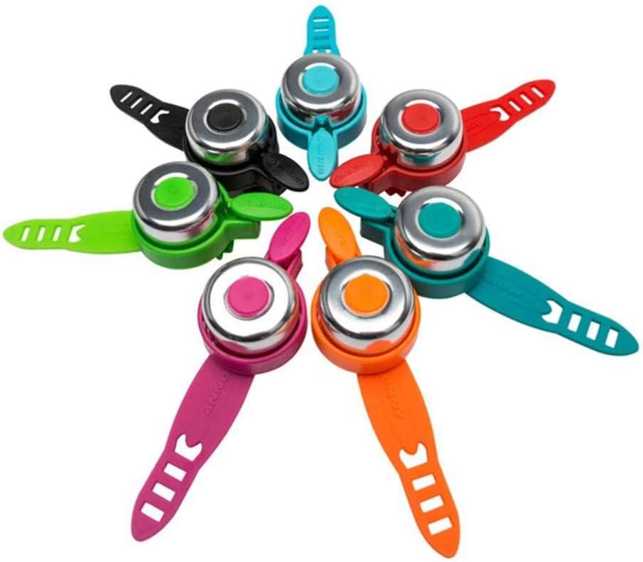 BESPORTBLE 3PCS Bike Accessories for Kids Girls Scooter Bicycle Decorations Bike Handlebar Streamers Bell Bicycle Wheel Spokes Windmill - Image 3