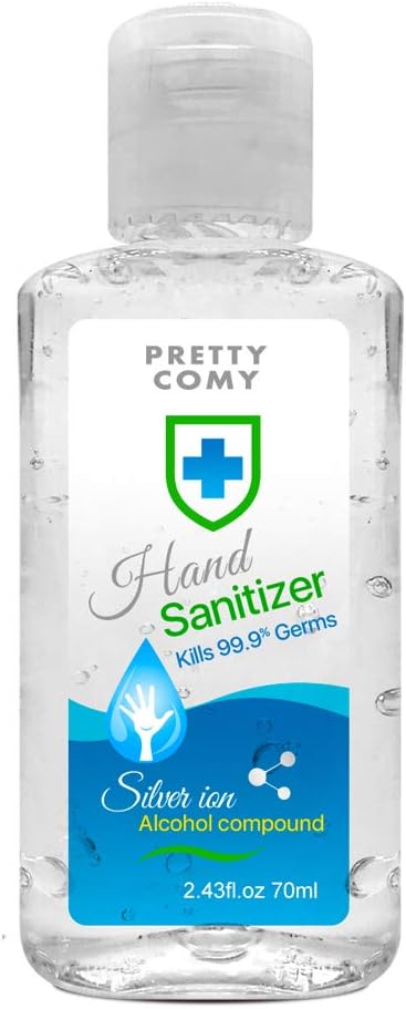 LoveAir Hand Gel Sanitizer, Hand Gel Antibacterial, Disposable Hand Sanitizer Gel Alcoho Hand Soap for Adults Kids Pocket Size 70ml