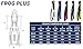 Cressi Adult Powerful Efficient Open Heel Scuba Diving Fins | Frog Plus: made in Italy