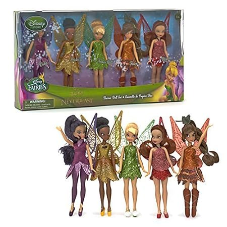 Offizielle Disney Tinkerbell & The Legend Of The Neverbeast 5 Mini Doll Set