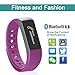 Fitness Tracker Pedometer Vcall I5 PLUS Waterproof Bluetooth Activity Tracker Sports Bracelet Smart Band Wristband Fitness Watch with Touch Screen Health Sleep Monitor for iPhone Android Phones