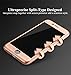 ATOOZ 360 Degree All-Around Full Body Utral Thin Slim Fit Lightweight Hard Protective Shockproof with Screen Protector Skin Cover Case for iPhone 7 Plus 5.5 Inch (Rose Gold)