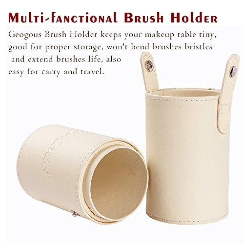 Matto Makeup Brushes Professional 10-Piece Golden Makeup Brush Set with Brush Holder