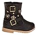 Sara Z Toddler Girls Boot With Glitter Hearts And Flowers (See More Colors & Sizes)