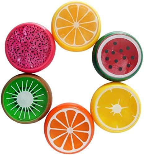 Crystal Fruit Slime Putty 6 Pcs – Clay Slime DIY Crystal Soft Mud Plasticine Transparent Jelly Relax Toy Set for kids and adults