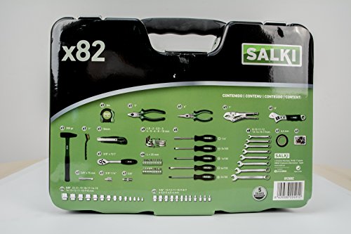 salki 8920082 Werkzeugkoffer, 82-teilig, Metall, L – Bild 4