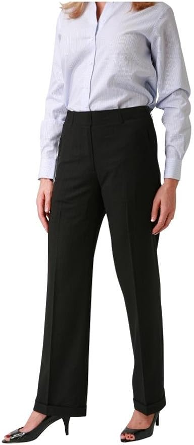 ladies lined wool trousers