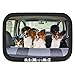 Baby Car Mirror for Back Seat | View Your Child in Rear Facing Car Seat | See Children or Pets in Backseat | X Large | Crash Tested Best Infant Safety Double-Strap Mirror | Wide Angle | Shatterproof