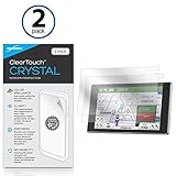 Garmin DriveLuxe 51 LMT-S Screen Protector, BoxWave [ClearTouch Crystal (2-Pack)] HD Film Skin - Shields From Scratches for Garmin DriveLuxe 51 LMT-S, 50LMTHD