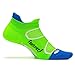 Feetures! - Elite Light Cushion - No Show Tab - Volt/Carbon - Size Medium - Athletic Running Socks