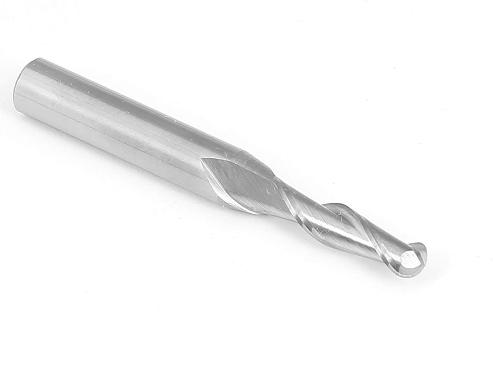 Yonico 34212-SC - Ball Nose Spiral End Mill CNC Router Bit, Diameter: 3/16", Cutting Height: 3/4", Flutes: 2-1/4" Shank — image 1