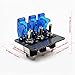 12V Toggle Switch Racing Ignition Engine Relays Switches Carbon Fiber Surface Panel Car with LED Indicator,Blue