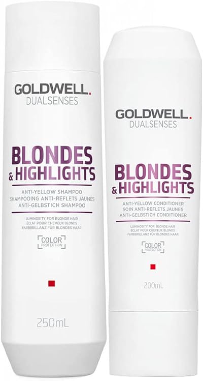 Goldwell Dualsenses Blonde Highlights Anti-Yellow Shampoo 250ml Conditioner