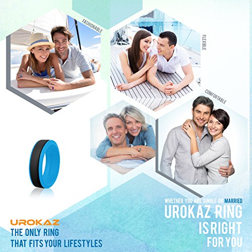 image for UROKAZ - Silicone Wedding Ring, The Only Ring That Fits Your Lifestyle