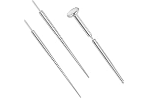 PunkTracker 14g/16g/18g/20g ASTM F136 Titanium Piercing Kit Taper Insertion Pin for Threadless Push In Tragus Helix Lip Nose Helix Piercing Jewelry Cartilage Earrings Labret Studs Nose Stud Stretcher