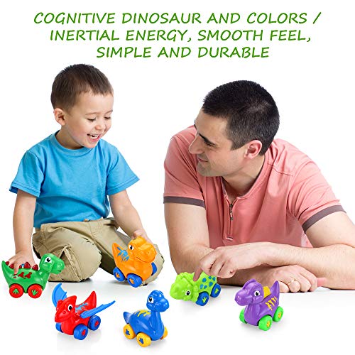 4 VATOS+Dinosaur+Toddler+Creative+Vehicles