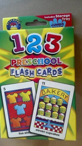 1 2 3 Preschool Flash Cards