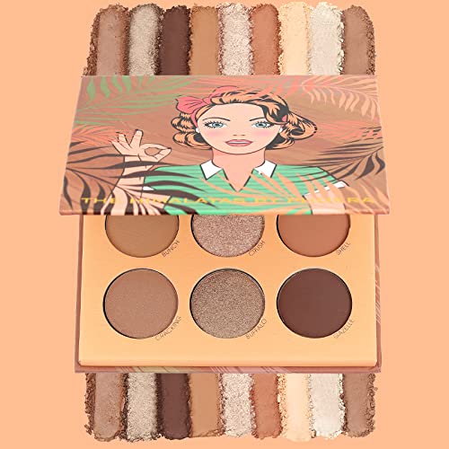 AQUAPURITY -PHOERA 9 Colours Eyeshadow Palette Super Pigmented Shimmer & Matte Metallic Velvety Long Lasting Blendable Makeup Palettes Professional Eye Shadow Palette For Women Girls (HIMALYAS)
