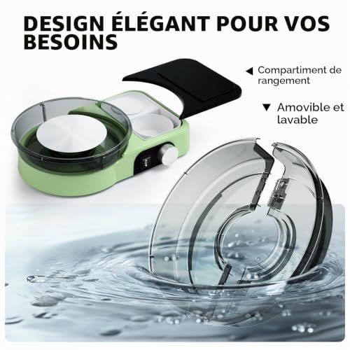 Innofans Electric Pottery Tower Light Green - Complete Pottery Kit for Adults with 1kg Clay 0-200 RPM Adjustable Professional Silent Machine for Beginners Creative Gift