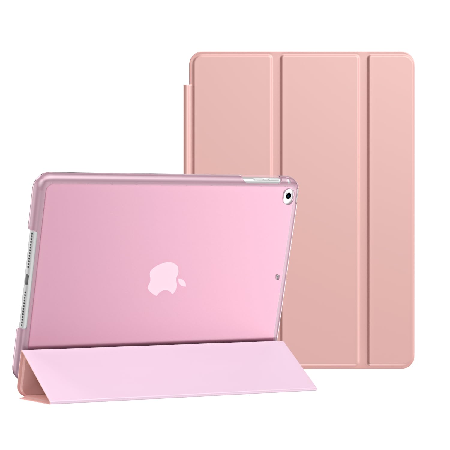 Case For Apple iPad Mini 4th Generation (2015) and For Apple iPad Mini 5th Generation (2019) Smart Magnetic Stand Cover with Auto Wake/Sleep (Rose Gold)