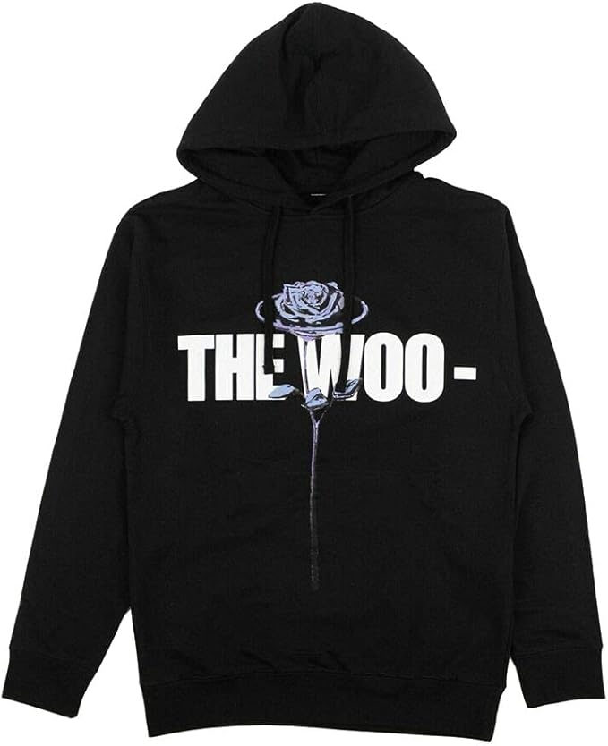 KAIXINGUO NWT VLONE X Pop Smoke Black Cotton 'The Woo' Hoodie