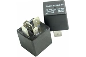 Songle SLDH-12VDC-1C 2pcs Set with 60A14VDC Conversion 5ft Wide Pin Socket Type 4142