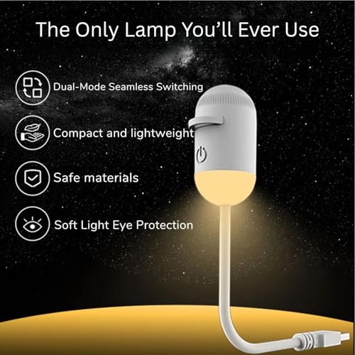 2-in-1 Galaxy Projector Night Light, USB Starry Sky Night Light Projector with Adjustable Brightness, Mini LED Projection Lamp for Bedroom Ceiling Wall Room Decor