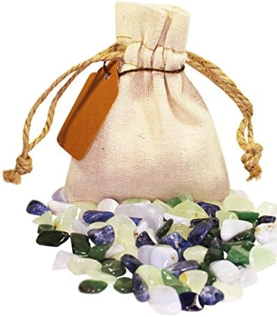 Truth Power Pouch Healing Crystals Set with XS Tumbled Stones Polished Natural Mineral Gemstones (Truth)