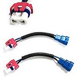 iJDMTOY 9005 9145 HB3 H10 Heavy Duty Ceramic Wiring Harness Sockets Compatible With Headlights or Fog Lights